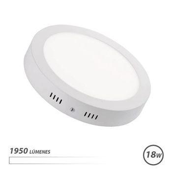 Downlight Circular Sobre Pared Led - 18w - 1950lm - Luz Blanca Elbat