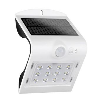 Aplique Led Solar - 1.5w - 220lm - Doble Iluminacion - Blanco Elbat