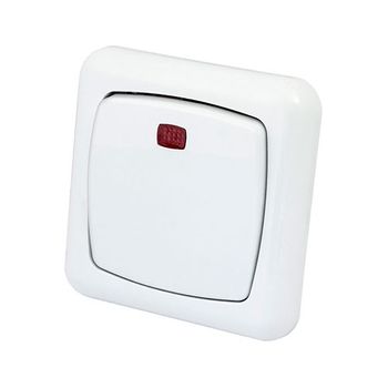 SIMON 27 play 27104-65  Interruptor unipolar con Luminoso Blanco