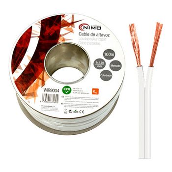 Cable De Altavoz Nimo Blanco 2 X 1,5 Mm