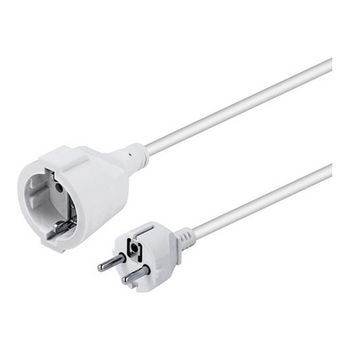 10.22.0605-W nanocable cable alim. alargador schuko blanco 5 m