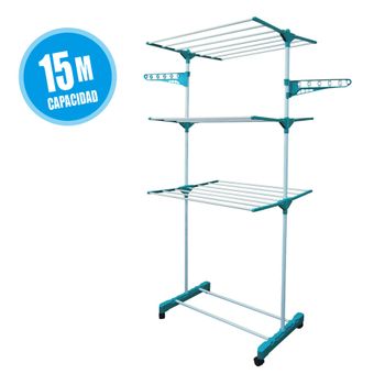 Rayen, Tendedero Con Alas, Superficie De Tendido De 18 M, Sistema De Bloque  De Alas, Medida: 162 X 57,5 X 104,5 con Ofertas en Carrefour