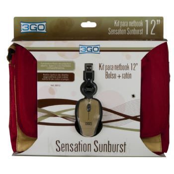 Bolsa + Raton Netbook 3go 10-12" Sensation Sunburs