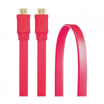 3go Cable Hdmi V1.4 Plano Chdmir 1.8mts Rojo