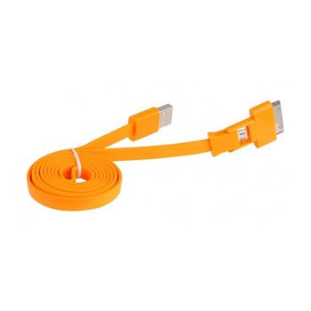 3go Cable Adaptador Usb A A Micro Usb / Apple 30 Pin C118 Naranj