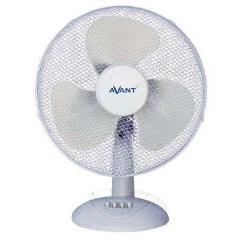 Ventilador Silencioso De Sobremesa |avant| Ventilador Oscilante De 30w Con 3 Velocidades| Altura 30cm