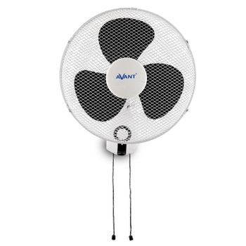 Ventilador Silencioso | Avant | Ventilador De Pared Oscilante 3 Velocidades | 40 Cm - 45w | Blanco