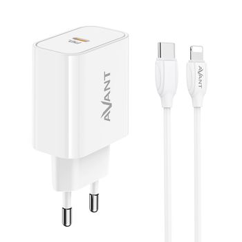 Niucom Cargador De Carga Rápida Para Móvil 36w Dual Usb Usb-c Pd Qualcomm  3.0 + Cable Usb Tipo C Color Blanco con Ofertas en Carrefour