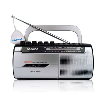 Radio Cassette Am/fm Daewoo Con Sintonizador Analógico Y Grabación Integrada