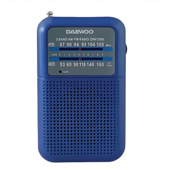 Radio Retro Style Daewoo DRP-130R - Rojo