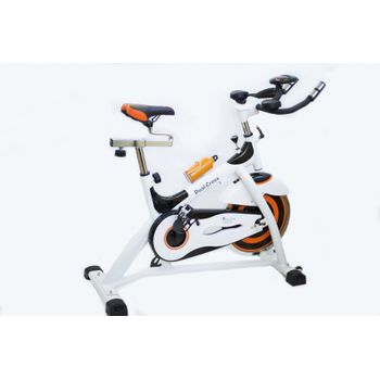 Homcom Bicicleta Estática De Spinning Con Pantalla Lcd Sillín Ajustable  Volante De Inercia 8 Kg Carga 100kg 103x53x105-1175 Cm - BULEVIP