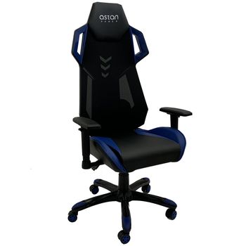 Silla Gaming Ergonómica, 2d, Reclinable 155º Negra/azul