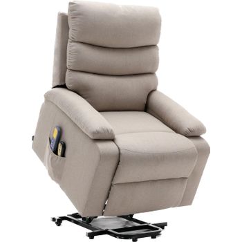 Sillon Relax Eléctrico MONTANA Levanta Personas, ELEVABLE y RECLINABLE,  Calor Lumbar, Gris Antracita, con Mando, Microfibra, USB 3.0