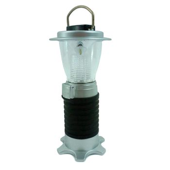 Duronic Hurricane Farol de Camping Recargable por Dinamo y USB con Linterna  y lámpara LED, Farol de Mano, , Señal de Emergencia Roja Intermitente