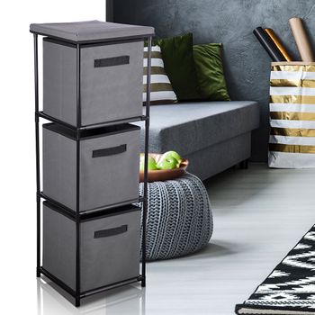 Mueble Organizador Gris