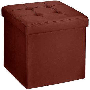 Puf Almacenaje 38x38cm. Patas Madera con Ofertas en Carrefour