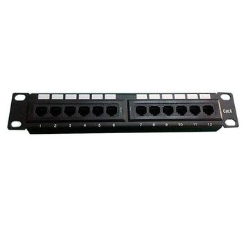 Patch Panel 10 12 Puertos Cat 6 Utp