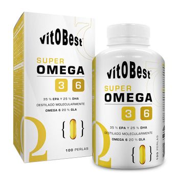 Super Omega 3-6 1000 Mg 100 Perlas Vit.o.best