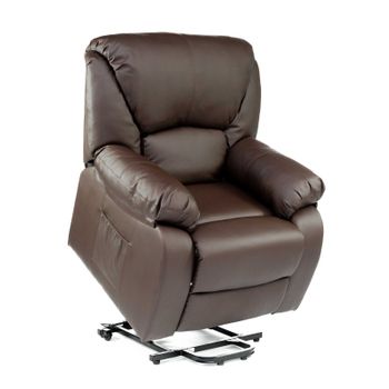 Sillón Relax Elegante - Butaca Reclinable - 102x60x92 Cm - Asiento Cómodo -  Poliéster - Marrón [en.casa]® con Ofertas en Carrefour