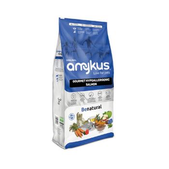 Amykus Gourmet Hypoallergenic G. Free Salmon 3 Kg – Pienso De Salmón Sin Cereales Para Perros