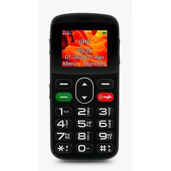 TELEFONO MOVIL PERSONAS MAYORES SPC FORTUNE 2 NEGRO