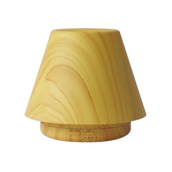 Difusor De Aroma Efecto Madera Con Luz Led Ambiental Sumu 40 House