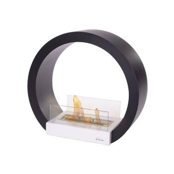 Chimenea De Etanol De Suelo En Acero Blanco con Ofertas en Carrefour