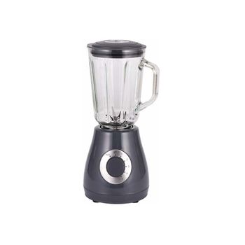 Batidora Vaso Jarra Cristal 1,5 Litros, Picahielo, 2  Velocidades+Turbo,Cuchilla 4 hojas, Acero Inox Proficook UM 1195 800W Gris  - Robots de cocina - Los mejores precios