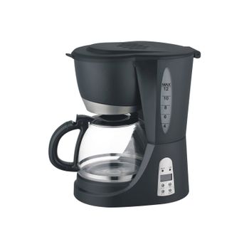 TM Electron TMPCF020S Mini cafetera de Goteo con Molinillo Grano, 4 Tazas,  600W y Filtro Lavable Compatible con café molido, 600 W, 6 Cups, Acero  Inoxidable, Plata : : Hogar y cocina