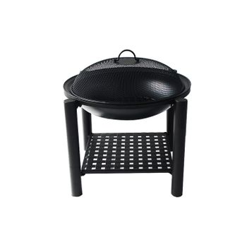 Cocina De Leña Para Camping Acero Negro 50x33,5x30,5 Cm Vidaxl con Ofertas  en Carrefour