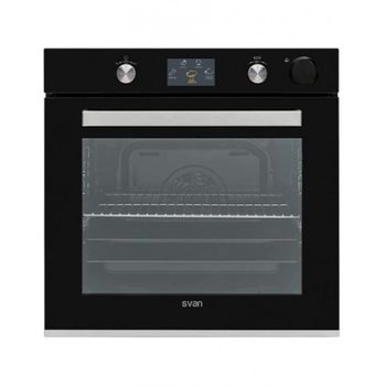 Svan Svh850vap1 Horno Vapor 60 Cm A 12 Programas Cristal Negro