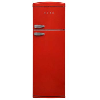 Frigorífico Combi Evvo F60 Retro Rojo, 230 l + 101 l, Rojo, Total