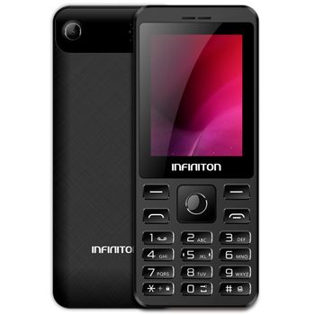 Teléfono Móvil Infiniton T2 - Negro, 2.4", Dual Sim, Bluetooth, Cámara 0.2mp