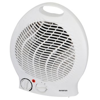 Calefactor-ventilador Vertical Infiniton Hbs-200c - 2000w, Seguridad Anti-vuelco, 3 Funciones