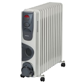 Radiador De Aceite Con Ventilador Infiniton Hot-300 - 3000w, 3 Niveles De Potencia, Función Turbo