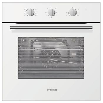 Horno Infiniton 8182lb - Blanco, 65l., 3000w, Acero Inoxidable, Clase A, Cristal Templado.