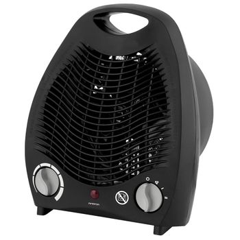 Calefactor-ventilador Vertical Infiniton Hbs-201b - Negro, 2000w, 2 Niveles, Función Ventilador