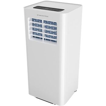 Milectric Aire Acondicionado Portatil Aap-10f (2930 Frigorias, Clase A, Control Remoto, Deshumificador, Temporizador, Display Led, Incluye Kit De Instalación)