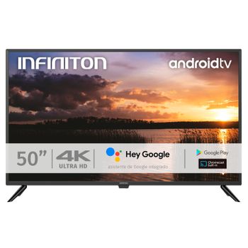 Infiniton Intv-50af2300 -televisor Smart Tv 50" 4k Uhd,  Android Tv, Google Assistant , Hbbtv , 4x Hdmi , 3x Usb , Dvb-t2/c/s2 , Modo Hotel , Clase A+