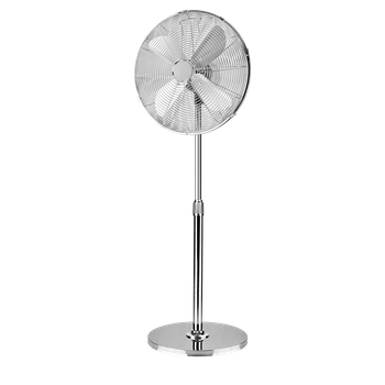 Infiniton Ventilador Industrial De Pie If-45m – 3 Velocidades – 4 Aspas – 40cm De Diametro – Oscilante - Motor De Aluminio – Altura Ajustable – Silencioso - Temporizador