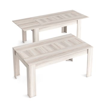 Aparador Salón Comedor, Mueble Auxiliar Buffet Wind 1 Puerta, 3 Cajones,  Color Estructura Puccini Y Color Puerta Y Cajones Gris Antracita,  120x40x86cm. con Ofertas en Carrefour