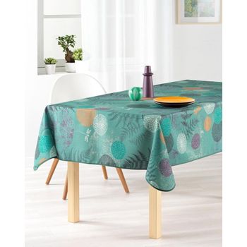 Mantel Antimanchas Rectangular De Mesa 350 X 150 Cm Roman Verde con Ofertas  en Carrefour