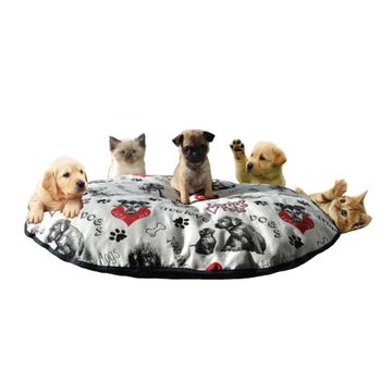 Cama Perro Con Almohada De Poliéster Espuma Pp 75x55x20cm-pawhut.gris con  Ofertas en Carrefour