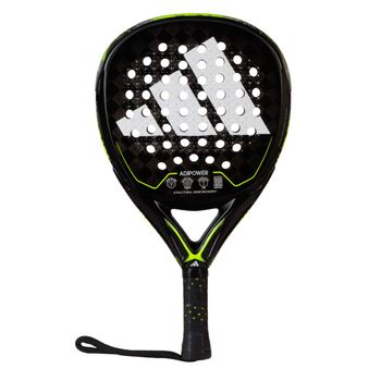 Pala De Pádel Adipower 3.2 Adidas Carbon Aluminized 15k Eva High Memory Forma Diamente Oversize Negro