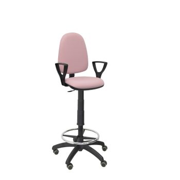 Taburete De Trabajo Ergonómico, Giratorio Y Regulable En Altura(aro  Reposapiés Cromado) Asiento Y Respaldo De Madera Color Haya Piqueras Y  Crespo Modelo Tus con Ofertas en Carrefour