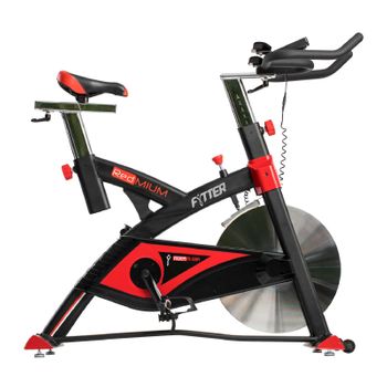 Bicicleta Ciclo Indoor Fytter Rider Ri-06r 130x51x116 Cm 6 Funciones, Inercia 22 Kg, Resistencia Ajustable Y Bluetooth