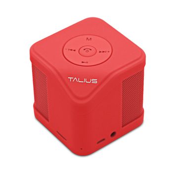 Talius Altavoz Cube 3w Fm/sd  Bluetooth Red