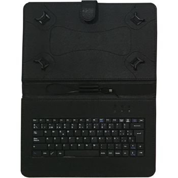 Talius Funda Con Teclado Para Tablet 10" Cv-3006 Microusb/tipo C Black