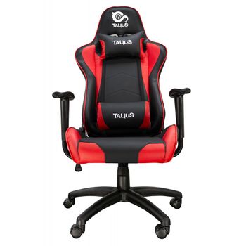 Silla Gaming Talius Gecko V2 Negra/roja, Butterfly, Base Nylon, Ruedas Nylon