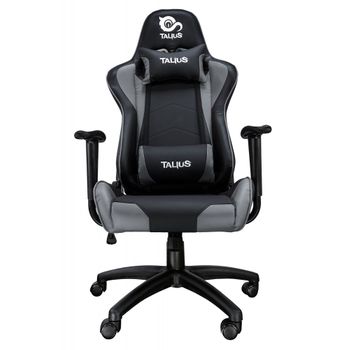 Silla Gaming Talius Gecko V2 Negra/gris, Butterfly, Base Nylon, Ruedas Nylon